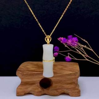 和田玉的油脂光泽是什么?节节高升和田白玉