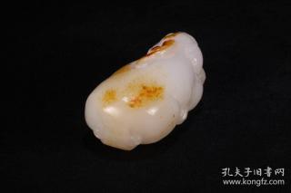 【玩家旧藏,和田玉"貔貅"把件】